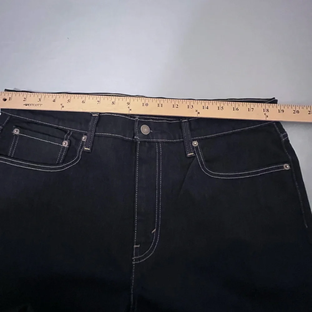 Levi’s 502 Mens Dark Denim Jeans 36 x 30 - Picture 8 of 10